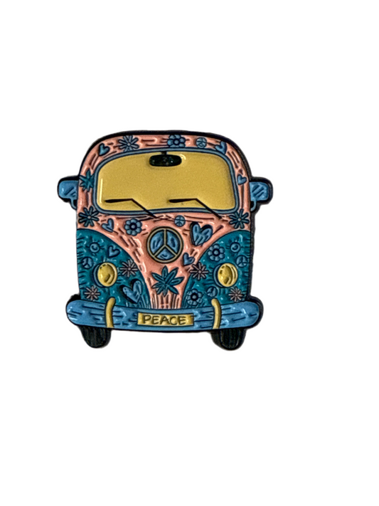 VW Bus Peace Enamel Pin