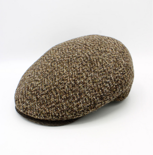 The "Toasted Tweed" - Flat Cap by Hologramme Paris