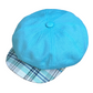 The "Amalfi Ladies Cruiser" Ocean Blue Linen Cap by FunkyBrims