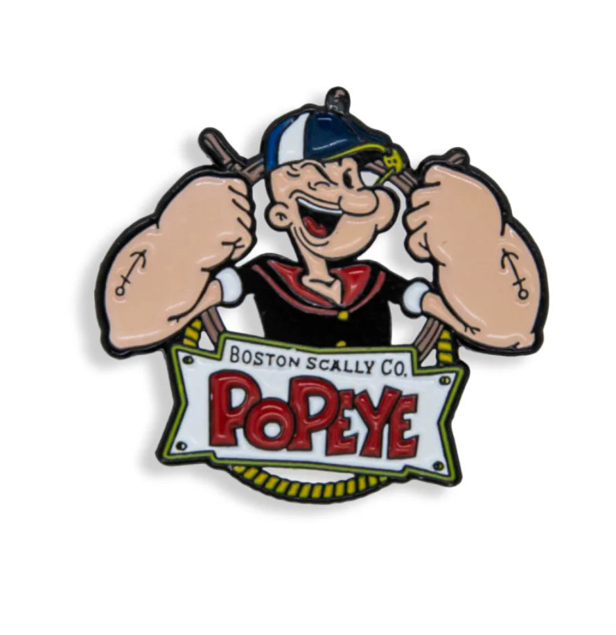 The Popeye Cap Pin by Boston Scally Co.