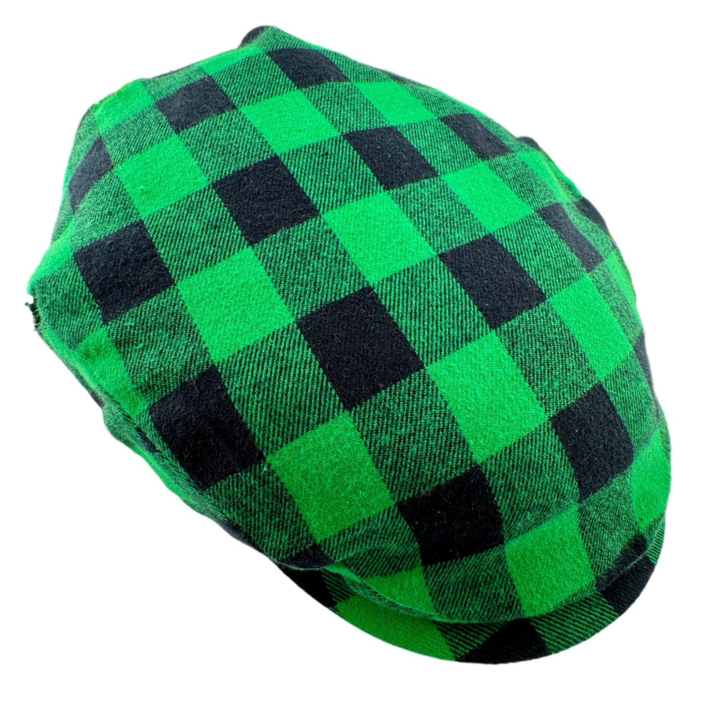 The "Hooligan" - Green Buffalo Plaid Flat Cap - Laird Hatters x FunkyBrims