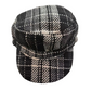 Ladies Fall Plaid Caps by Hologramme Paris