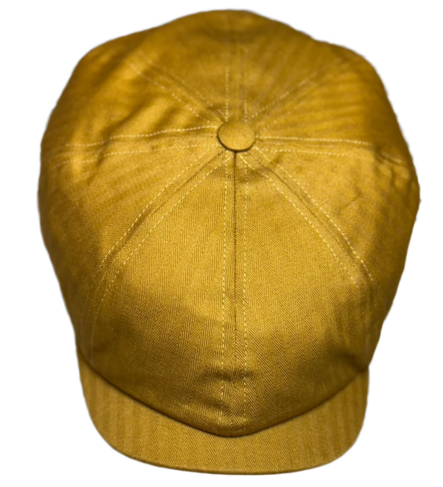 Herringbone Cotton "Brooklyn" Newsboy - Gold by Laird Hatters