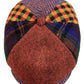 The "Funky Fall Shelby" Patchwork Wool Newsboy Cap by Alfonso D'Este