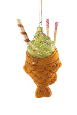 Taiyaki Ice Cream Ornament