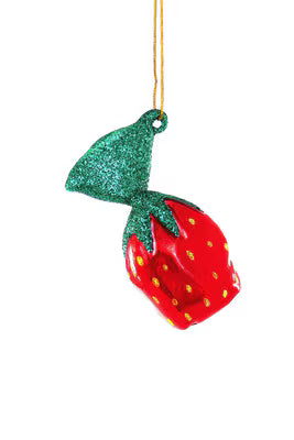 Strawberry Candy Christmas Ornament