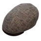 Gogh Weave Flat Cap by Funkybrims, Italian weave cap