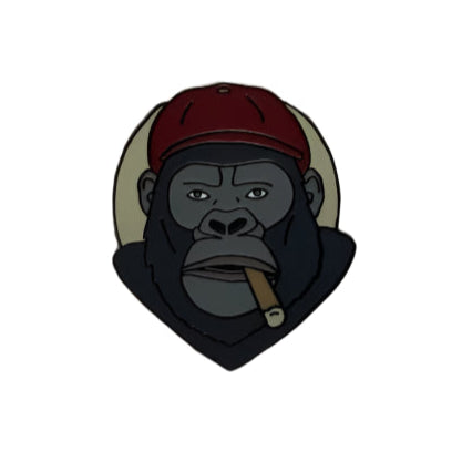 Gorilla Scally Cap Enamel Pin