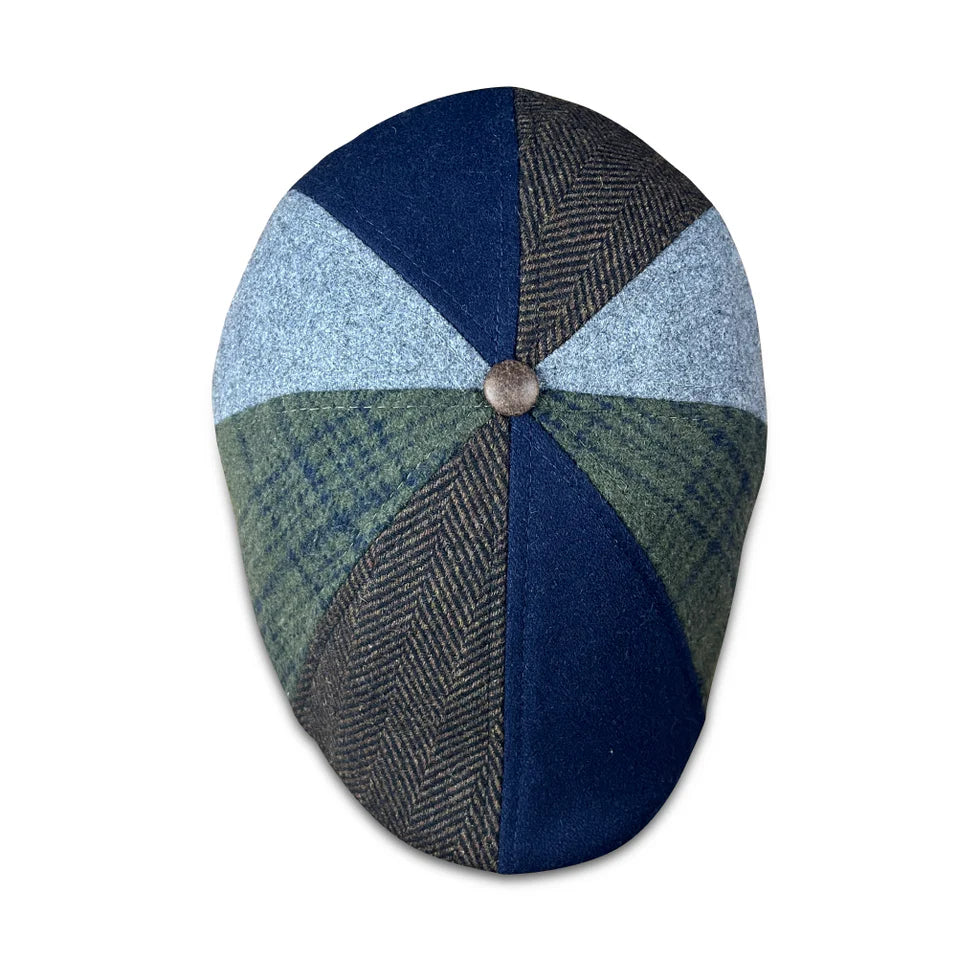 The Gridiron - Blue Patchwork by Boston Scally Co.