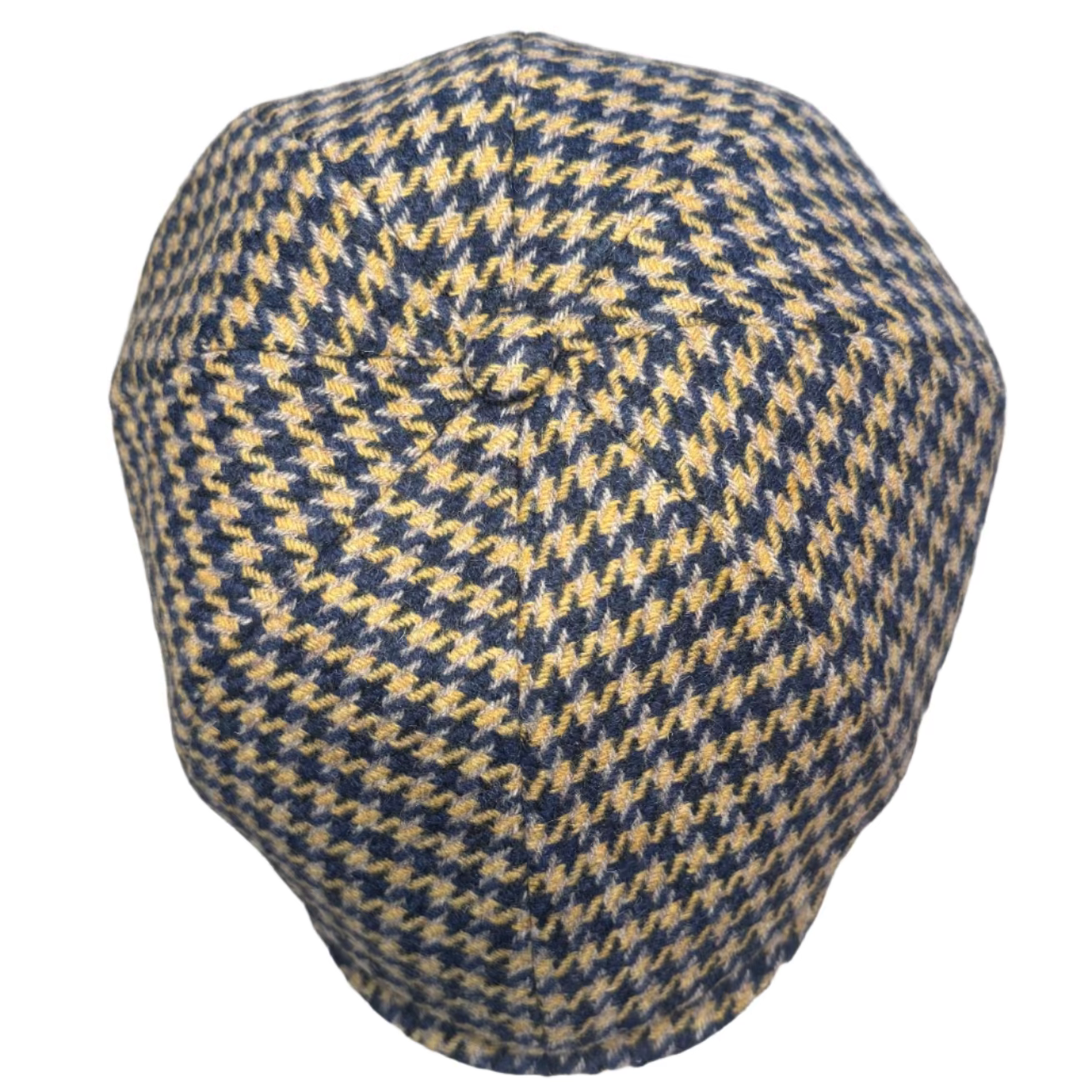 The Hurricane Houndstooth from Alfonso d'Este x FunkyBrims.  Blue and Gold.