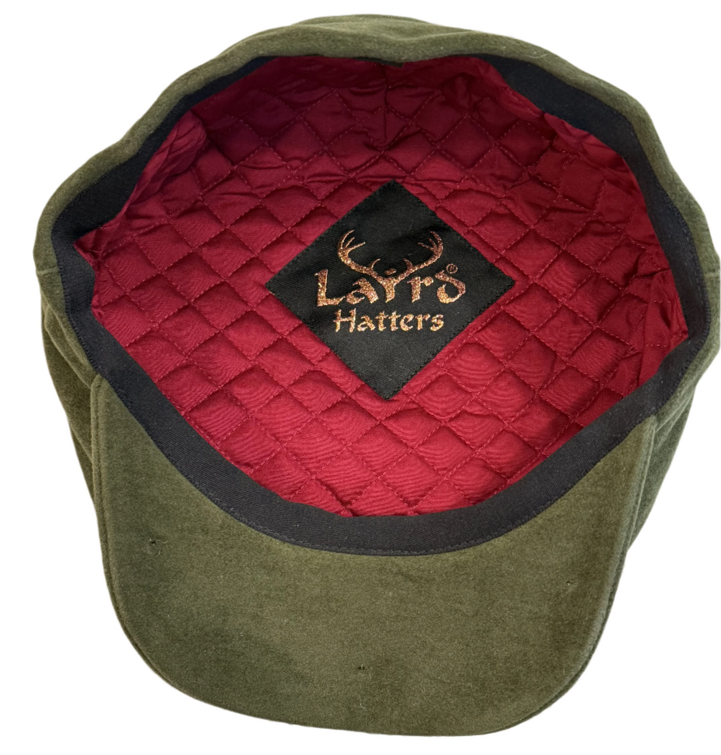 The Moleskin Sicilian Flat Cap - Moss Green by Laird Hatters