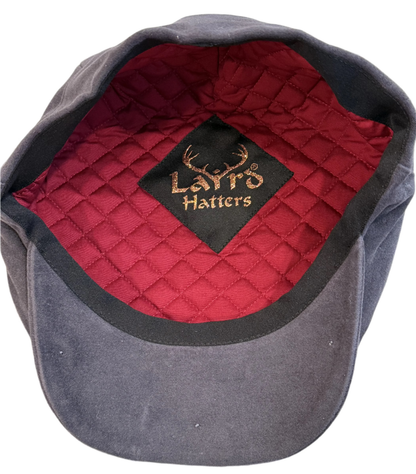 The Moleskin Sicilian Flat Cap - Gunmetal Gray by Laird Hatters