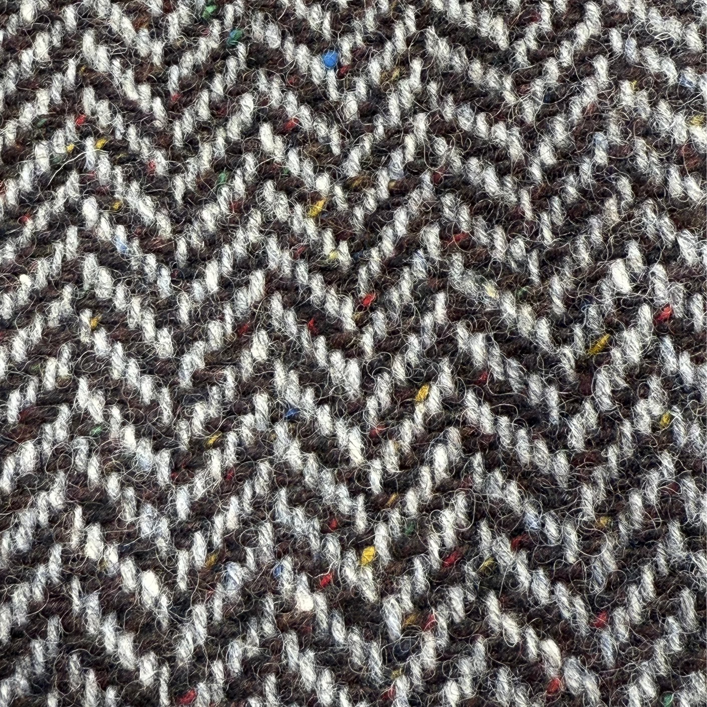 The Vintage Cap Tweed in Black and Gray Herringbone by Hanna Hats of Donegal