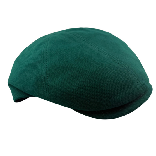 The "Contour" Emerald Isle Spring Flat Cap by Hologramme Paris