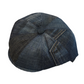 The "Rebel" - Denim Patchwork Newsboy Cap by Hologramme Paris