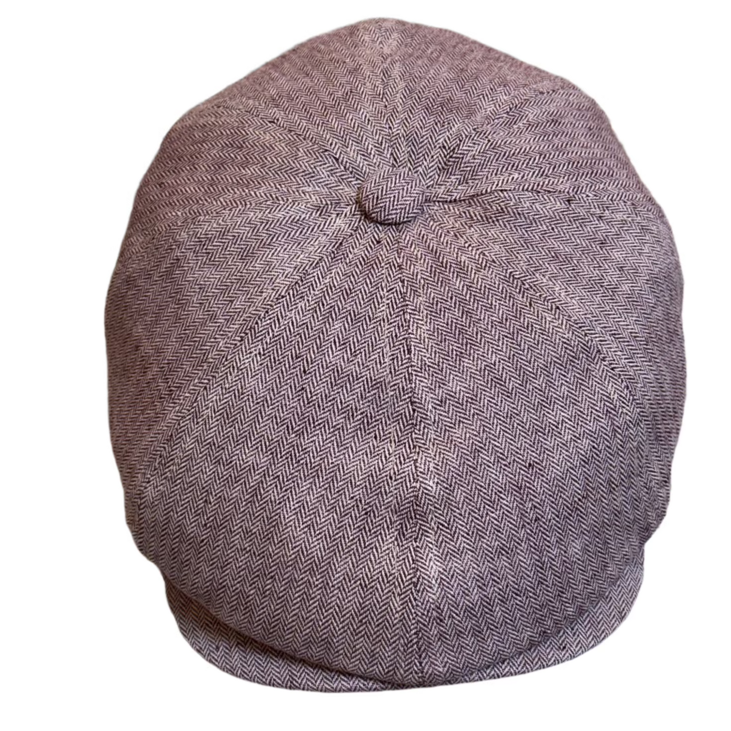 The "No. 1 Burgundy Herringbone" Newsboy Cap by FunkyBrims