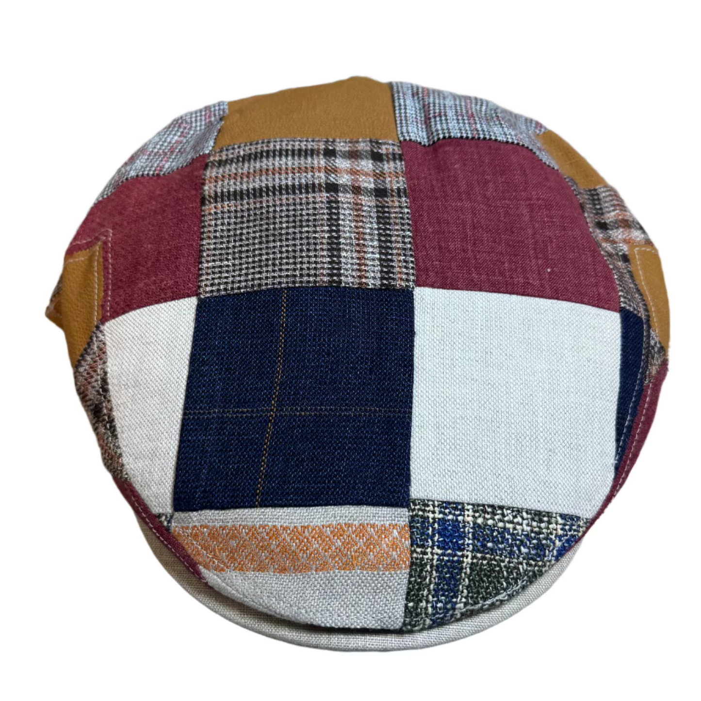 The "FunkyPatch" Summer Patchwork Flat Cap by FunkyBrims