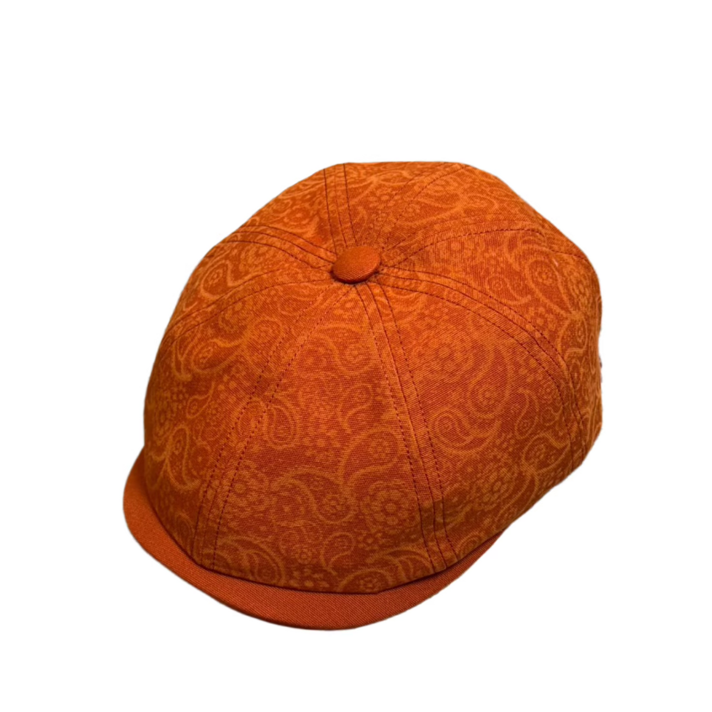 The "Paisley Flame Shelby" Italian Cotton Cap by Alfonso D'Este