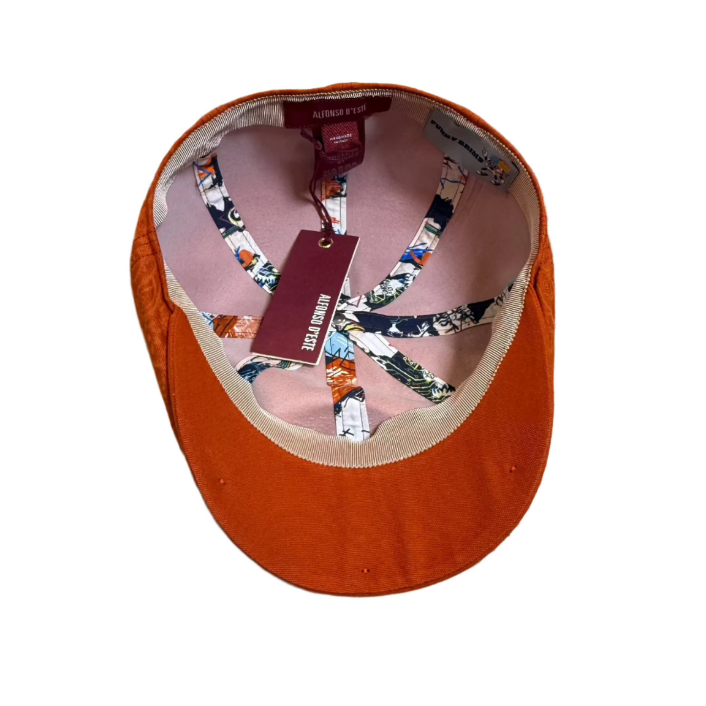 The "Paisley Flame Shelby" Italian Cotton Cap by Alfonso D'Este