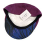 The "Purple Luau" Purple Cotton Flat Cap Hales Speed Shop X FunkyBrims Collab with Cap Pin