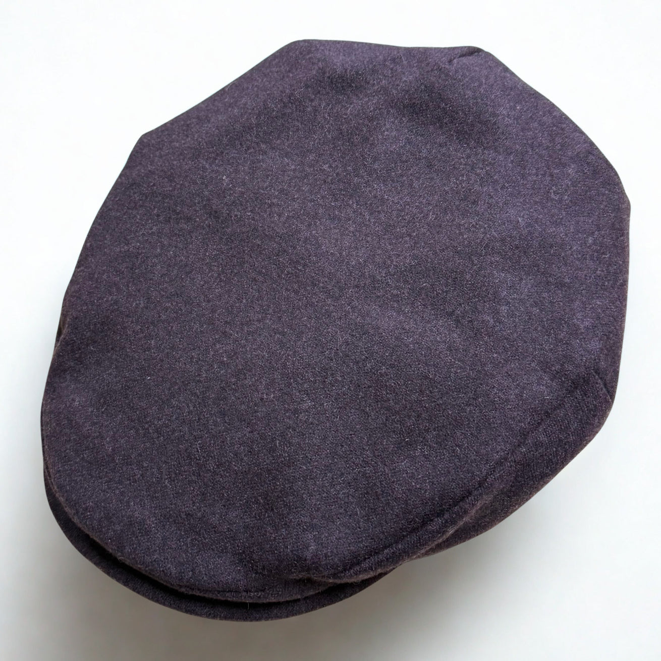 Oxblood Loden Wool Flat Cap by Laird Hatters at FunkyBrims.