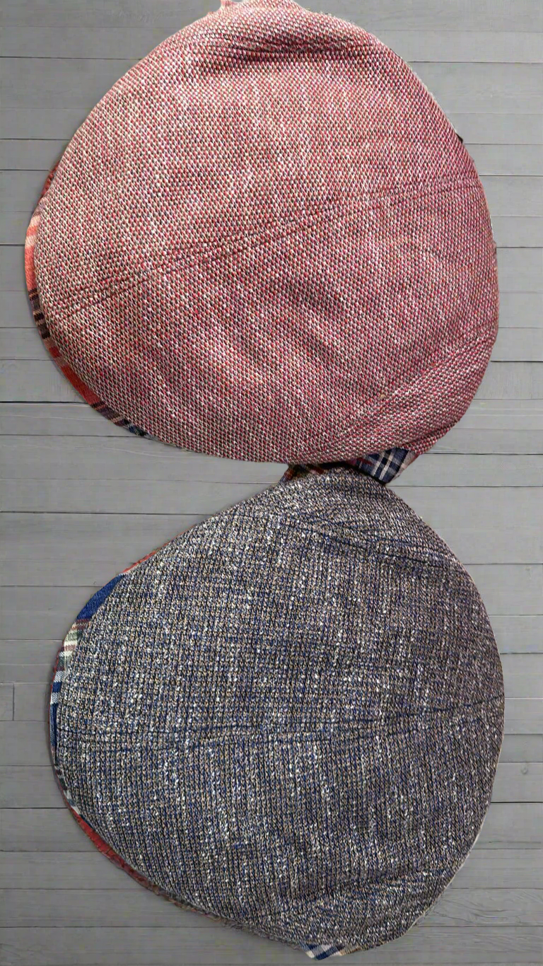 The "Weekend" - Blues Italian Linen Cap by Hologramme Paris