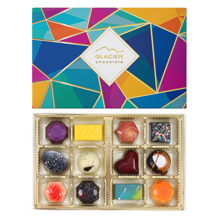 Glacier Chocolate 12 Piece Signature Truffles