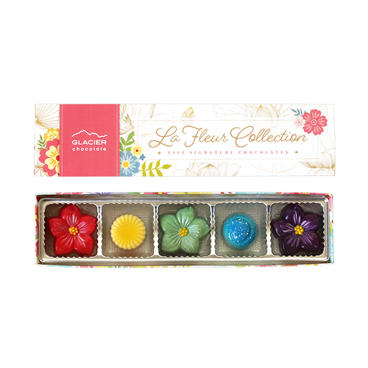 Glacier Chocolate La Fleur Collection 5 Piece Box