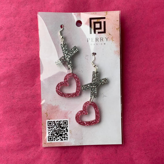 Handmade Valentine's Day Earrings