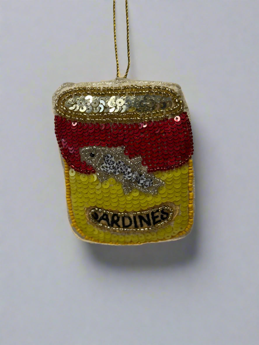 Beaded Fabric Food Ornaments