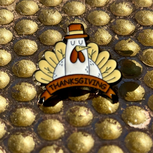 Turkey Thanksgiving Pin