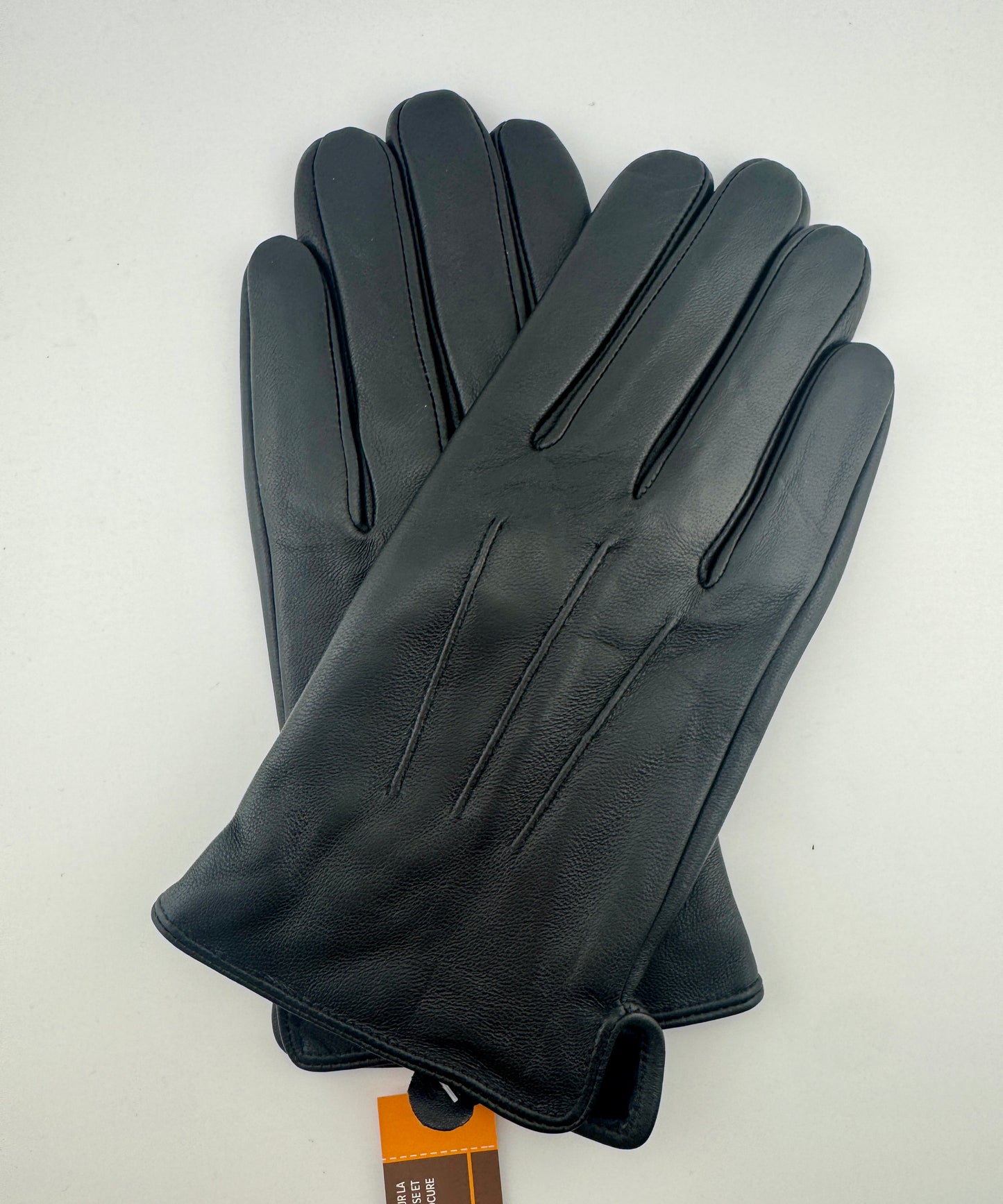 Black Leather Gloves