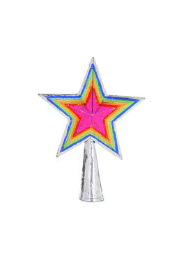 Retro Star Christmas Tree Topper
