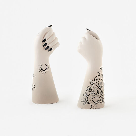 Ceramic Hand Vase