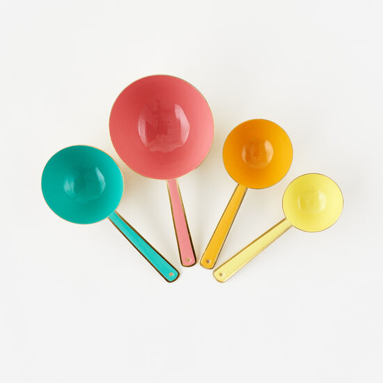 Colorful Measuring Cups with Enamel Coating