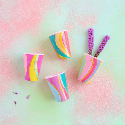 Color Couture Stripe Cup