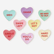 Conversation Heart Trinket Dish