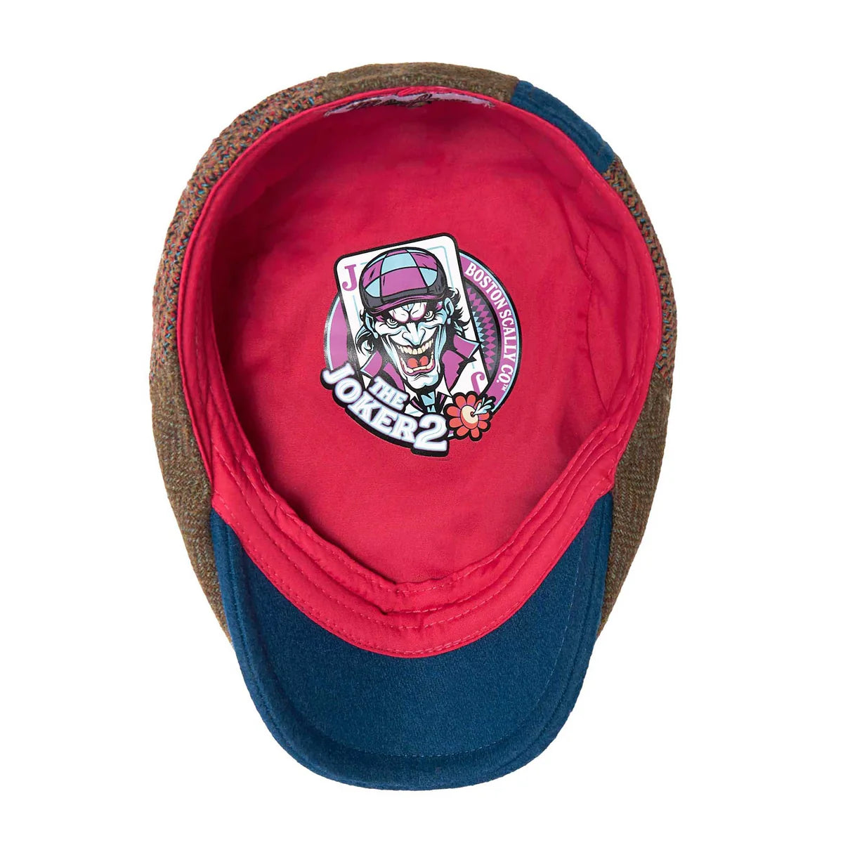 The Joker 2 - Multicolored Patchwork Cap by Boston Scally Co.