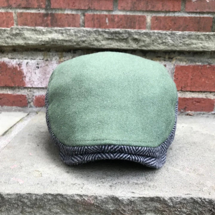 The Legacy - Dorchester Green Flat Cap by Boston Scally Co.