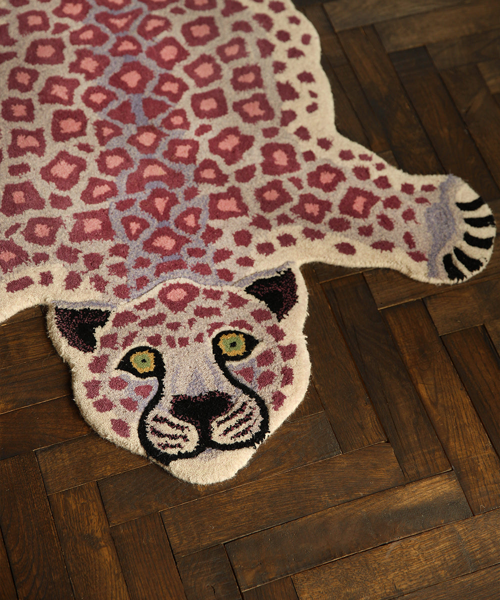 Lilly Leopard Rug Large