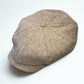 Laird Hatters Loden Wool Newsboy in Oatmeal color at FunkyBrims.