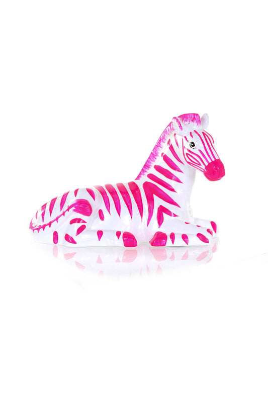 Pink Ceramic Zebra