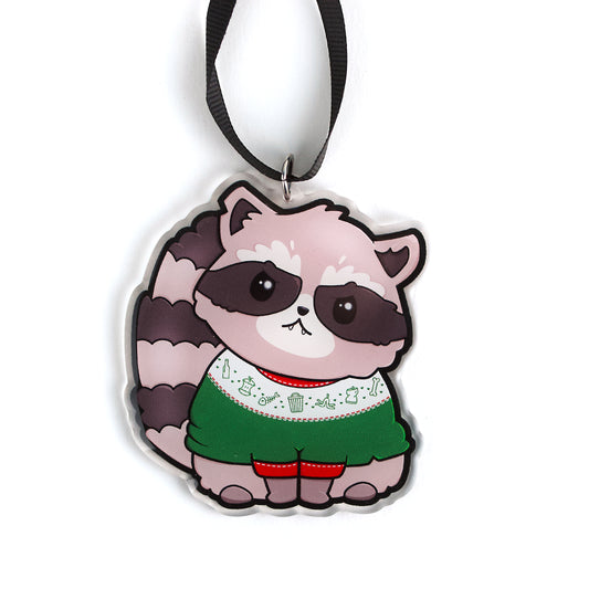 Raccoon Acrylic Ornament