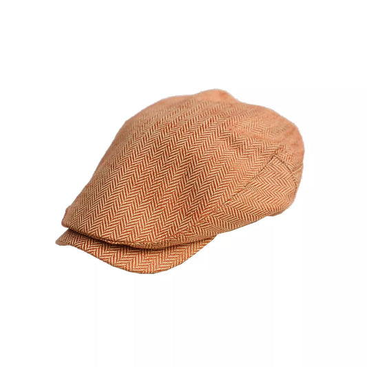 Summer Herringbone Sicilian Flat Cap (3 Colors)