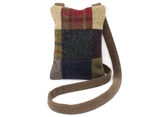 Hanna Hats Patchwork Tweed Bag