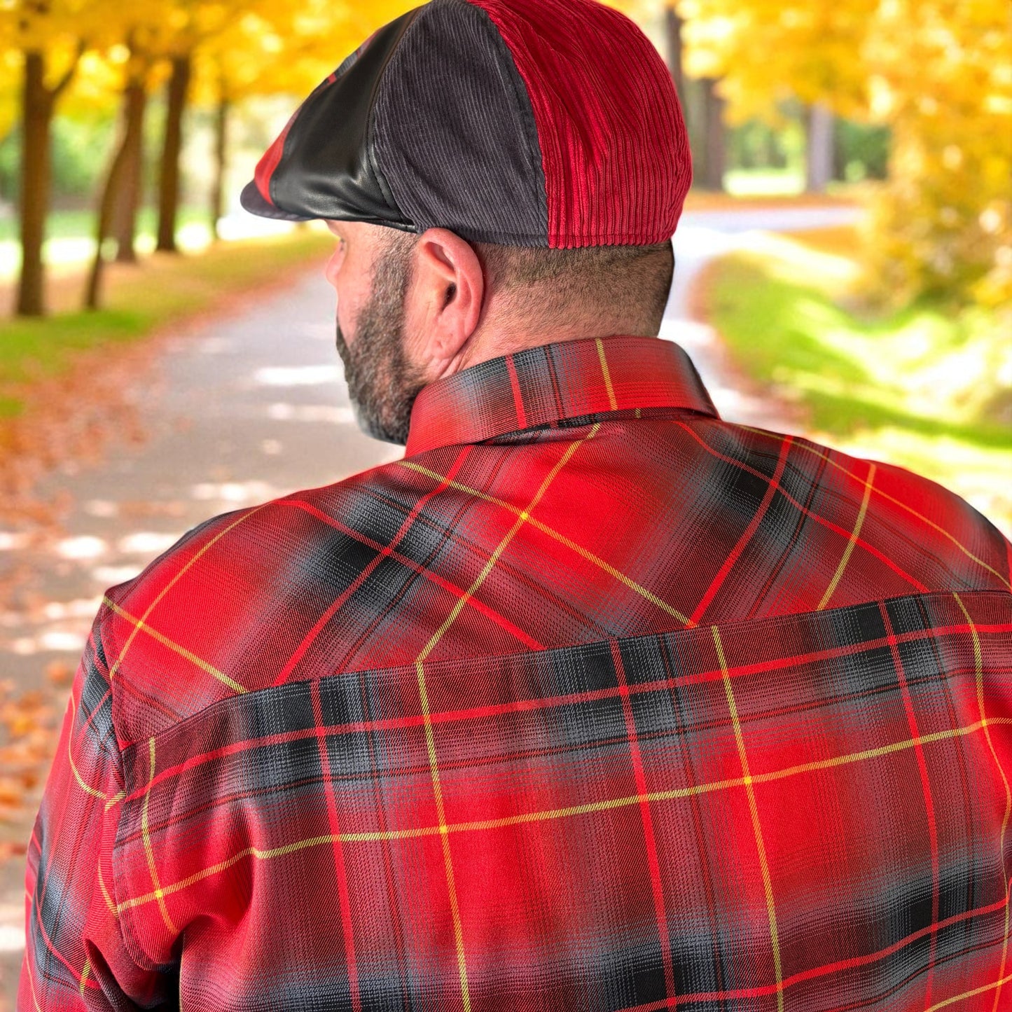 The Teufel Hunden Patchwork Newsboy Hales Speed Shop X FunkyBrims Collab (with Pin)