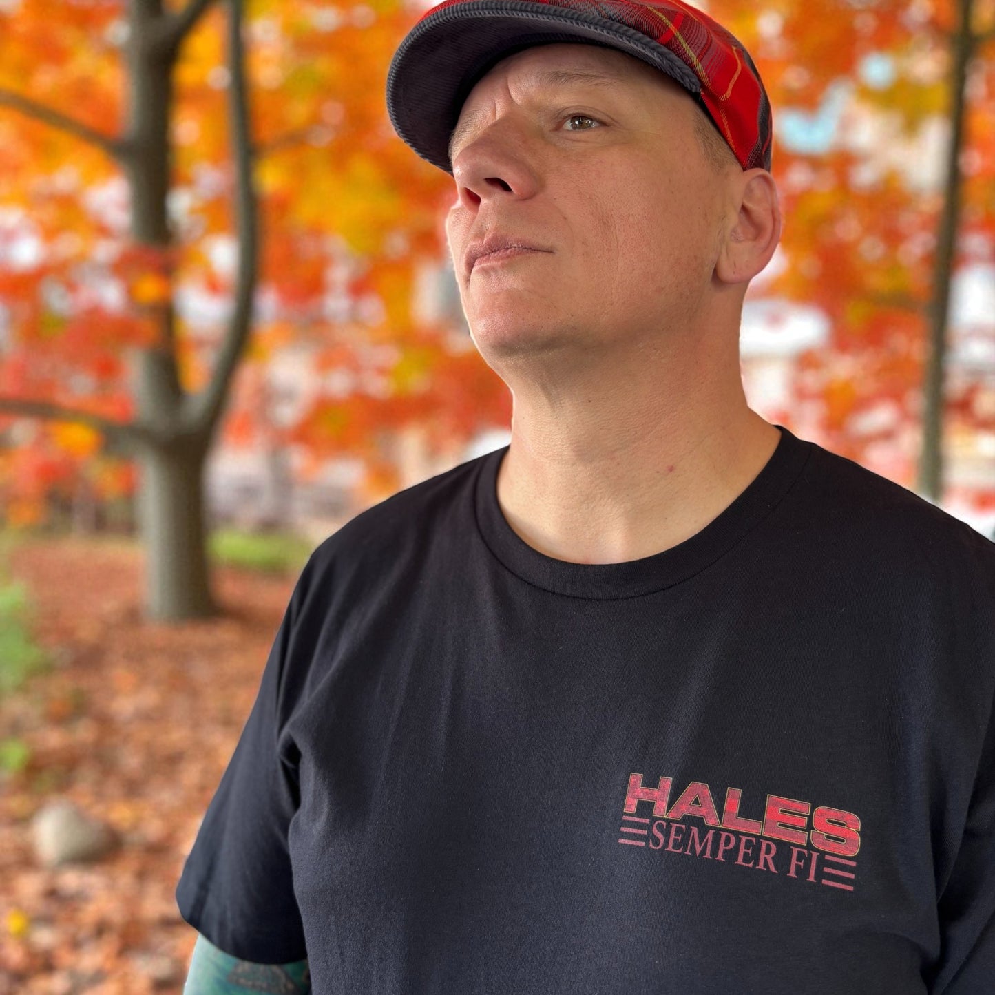 The Teufel Hunden Flannel Flat Cap Hales Speed Shop X FunkyBrims Collab (with Pin)