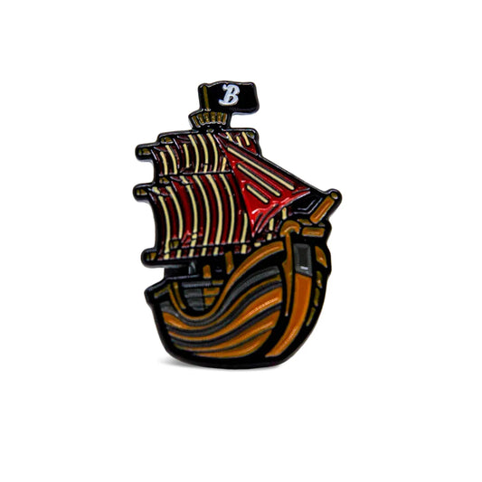 The Pirate Ship Cap Pin by Boston Scally Co.