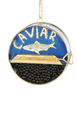Caviar Christmas Ornament
