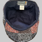 The "Raven" Wool Patchwork Italian Flat cap at FunkyBrims.
